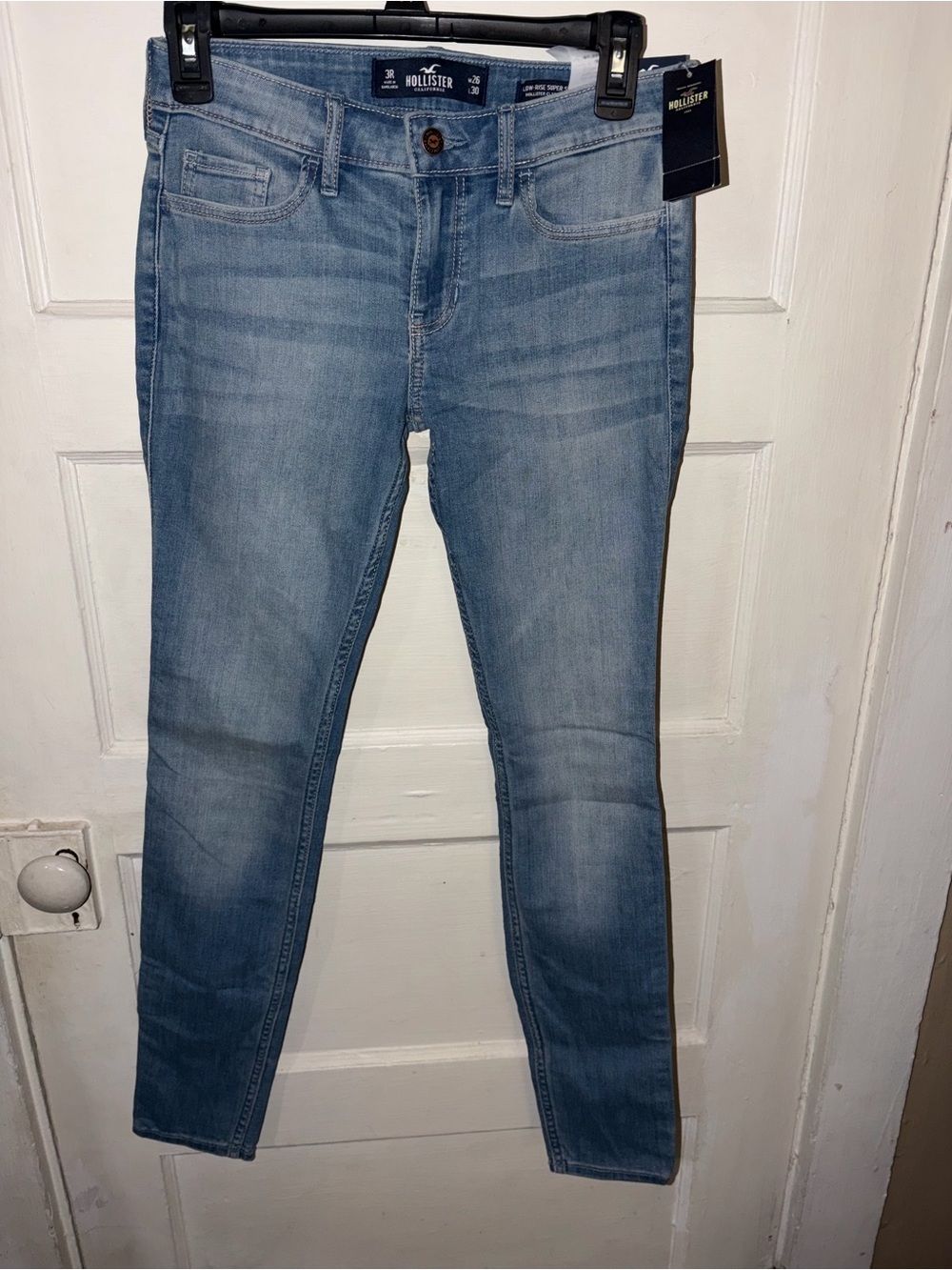Hollister Women's Light Wash Skinny Jeans